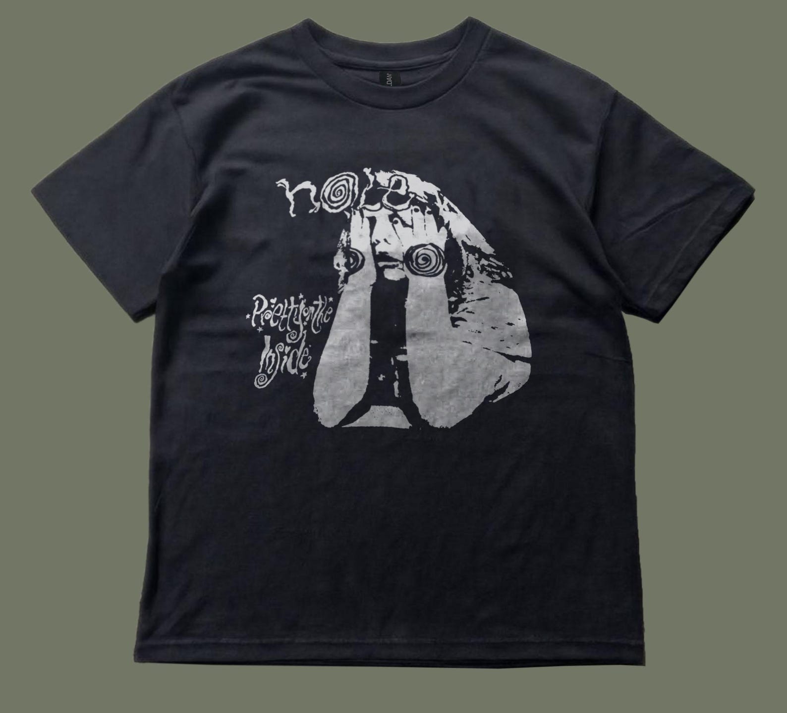 Hole band T-shirt,unisex,graphic tee XL