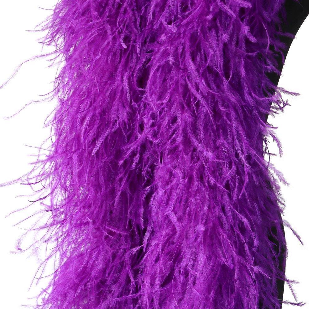 1 2 3 4 6 Natural ostrich feathers 2 meters ostrich feather scarf decorate carnival dress clothing feathers draped in shawl crafts