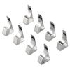Heavy Duty Stainless Steel Tablecloth Clamps Pack of 8 for Thick Tables