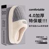 Thick-bottomed Cotton Slippers Winter 2025 New Indoor Home Thick-bottomed Warm Cotton Mop Non-slip Plush Slippers