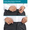 12pcs Pants Waist Button Extenders for Jeans Women Men Pants Waist Extenders Waist Extension Flexible Waistband Expander