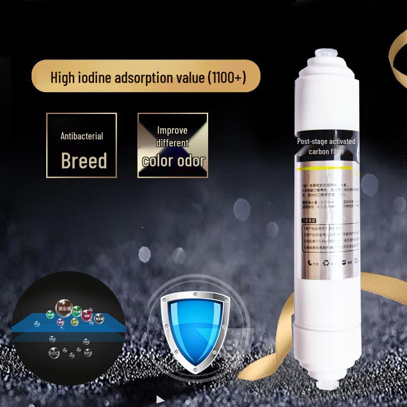Universal Quick-Disconnect Small T RO Water Purifier Filter with Coconut Shell Activated Carbon
