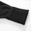 Winter Skirt Leggings Irregular Fake Two-Piece Design Velvet Lined Women Culottes High-waisted Stretchy Culottes