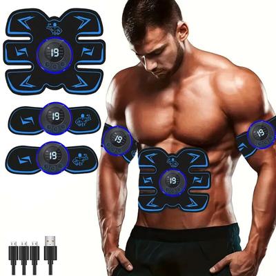 Pad Massaggiatore Muscolare Ricaricabile USB Wireless Corpo Braccio Allenatore Addominale Sport Fitness Dimagrante