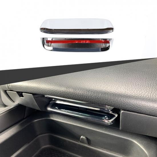 Chrome Armrest Box Switch Button Cover Trim Bezels For Dodge Ram 1500 2019 2020
