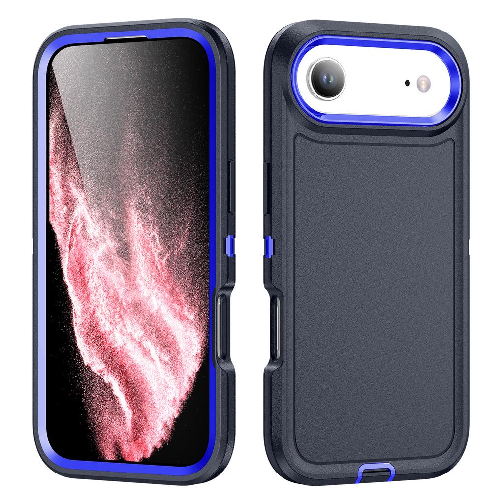 For iPhone 17 Air Case PC+Silicone+EVA 3 in 1 Shockproof Phone Cover