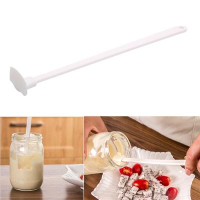 Desert Tools Racletă pentru sticle lungă pentru sos de gem de unt Spatulă de silicon pentru ketchup