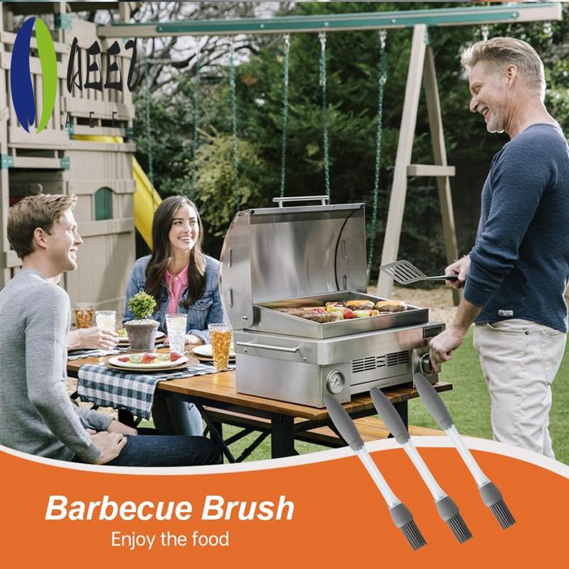 AEE2-10PCS Silicone Oil Brush Basting Pastry Brush For Grilling BBQ Baking Pastry Brushes For Baking Cooking Kitchen Gadget