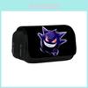 Pouzdro na tužky s oboustranným flipovým krytem a motivem Pokemonů, úložné pouzdro na psací potřeby pro studenty a děti