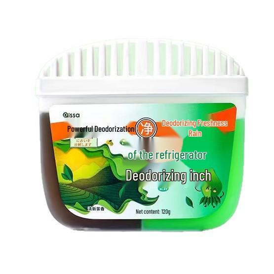 Activated Carbon Refrigerator Deodorizer Box: Removes Odors, Freshens, and Cleans.