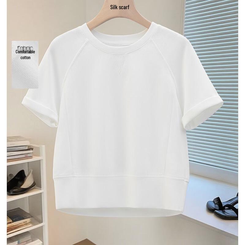 Women s Solid Color Raglan Sleeve T-Shirt L