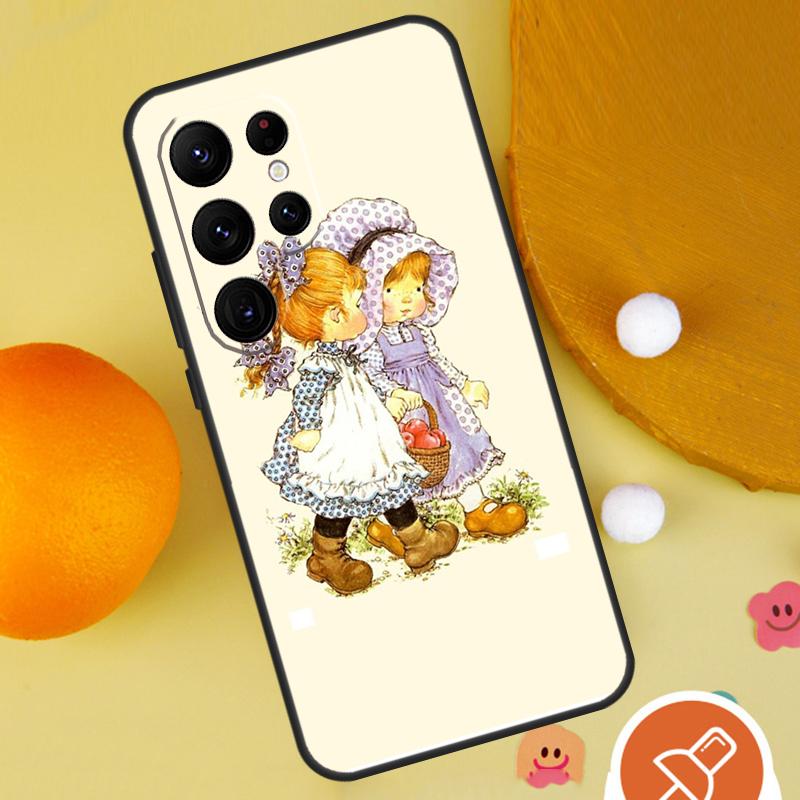 Sarah Kay Handyhülle Für Samsung Galaxy S25 Ultra S23 S22 S21 Ultra S9 S10 S20 Plus S24 FE Funda Hülle
