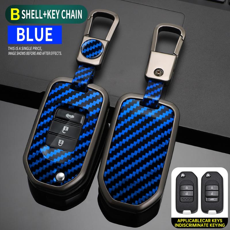 Custodia protettiva in lega per chiave telecomando auto per Honda Civic HRV CRV XRV CR-V Crider Odyssey Pilot Fit Accord 2 3 pulsanti