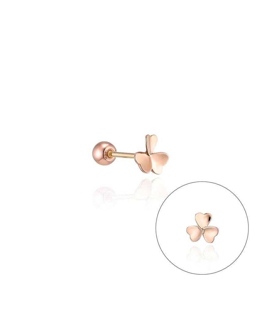 Lloyd Happiness Three-Leaf Clover 10K Gold Piercing Lptq3002T