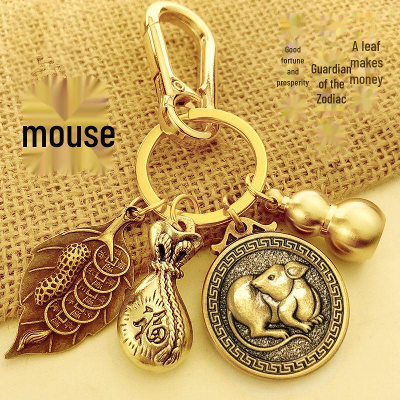 Overnight Wealth Charm: Zodiac Lucky Bags, Money Bags, Key Chains, Car Pendants, and Fortune Accessories for Men and Women.