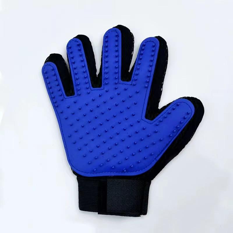 Pet Grooming Silicone Gloves: Clean, Massage & Remove Loose Hair for Cats & Dogs