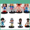 Lindo Conjunto de 8 Peças de Figuras Stranger Things Steve Flor Canibal Modelo de Natal Presente