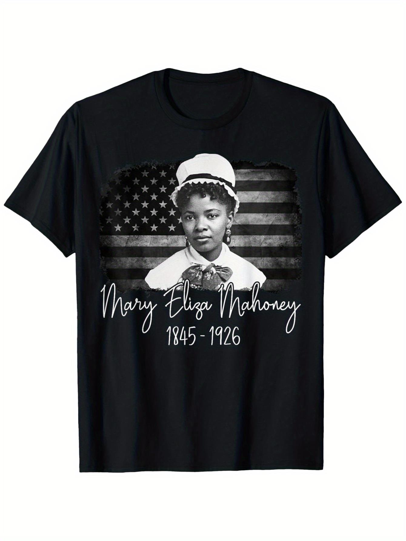 Unisex TShirt Featuring The First African American Nurse Mary Mahoney in Honor of Black History Month It Has a Casual Round M
