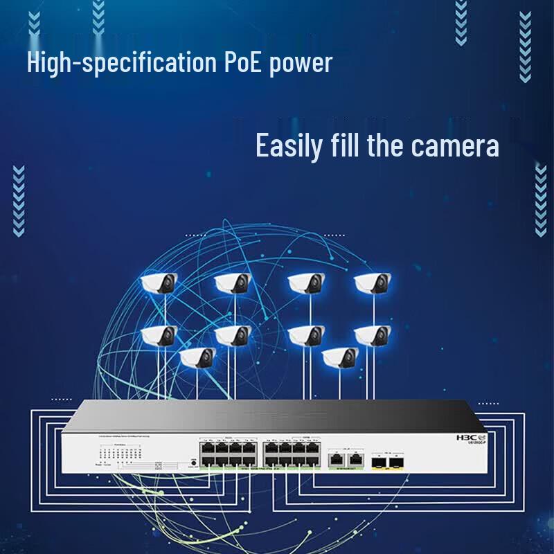 H3C US120GC-P Unmanaged 20-Port Gigabit PoE Switch