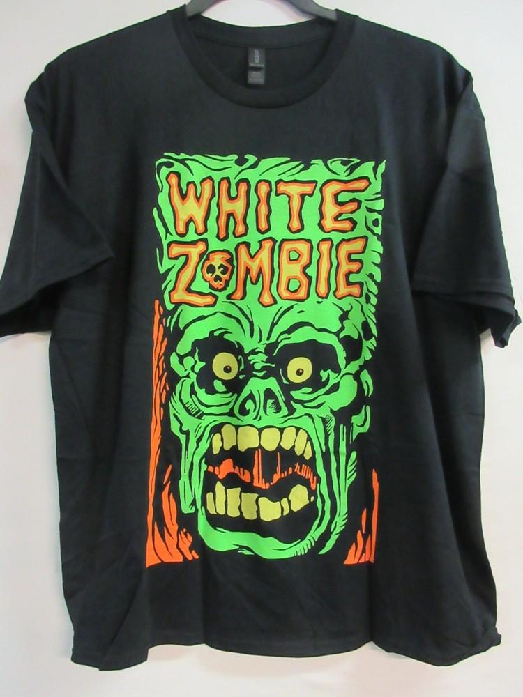ОФИЦИАЛЬНЫЙ МЕРЧ WHITE ZOMBIE MONSTER YELL КОНЦЕРТНАЯ МУЗЫКА Футболка унисекс 2XL / XXL S