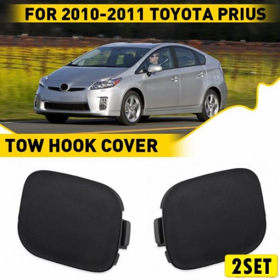 

2set For Prius Toyota 2010-2011 Front Bumper Hook Tow Eye cap Cover Left & Right