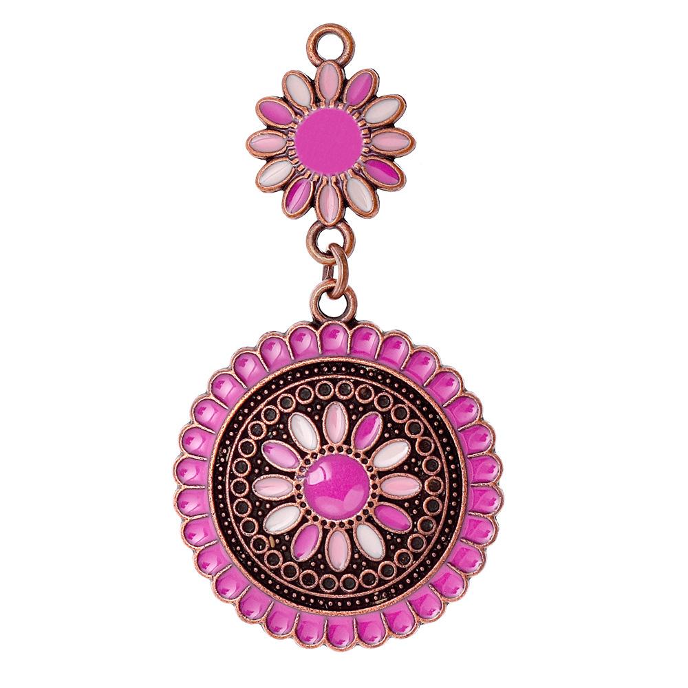 2026 New Arrival Bohemia Enameling Pendants for Women Earrings Necklaces Pendants Charms Jewelry Making DIY Jewelry Accessories