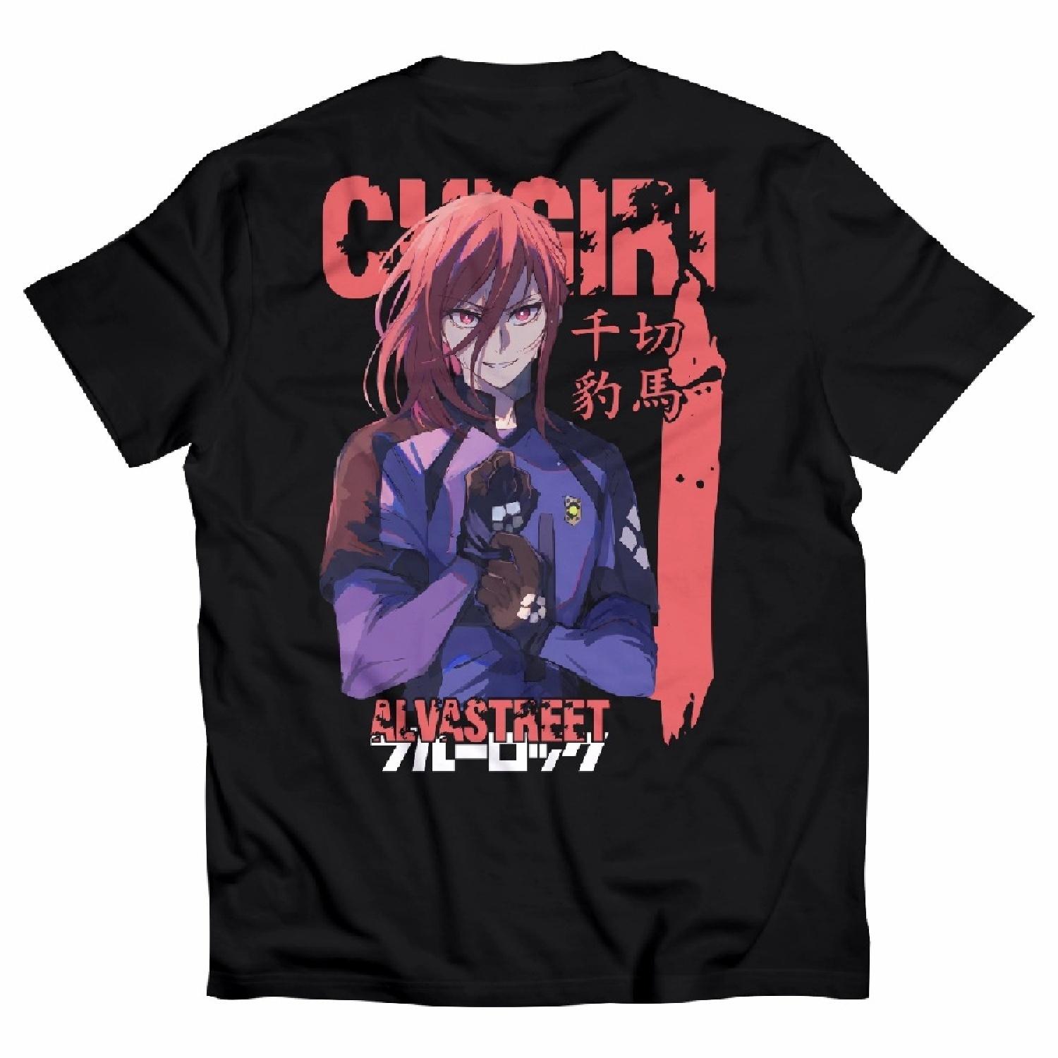 

Аниме Футболка Хёма Чигири BLUE LOCK 009 Японская Аниме Одежда Футболка Аниме Манга ALVACOTH Премиум XXXXXL чёрный