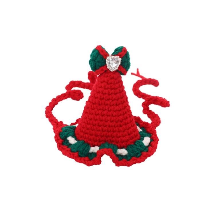 

Christmas Themed Pet Scarf For Winter Dog Cats Warm Neck Warmers Allergy resistant Design Washable Christmas Pet Accessories S