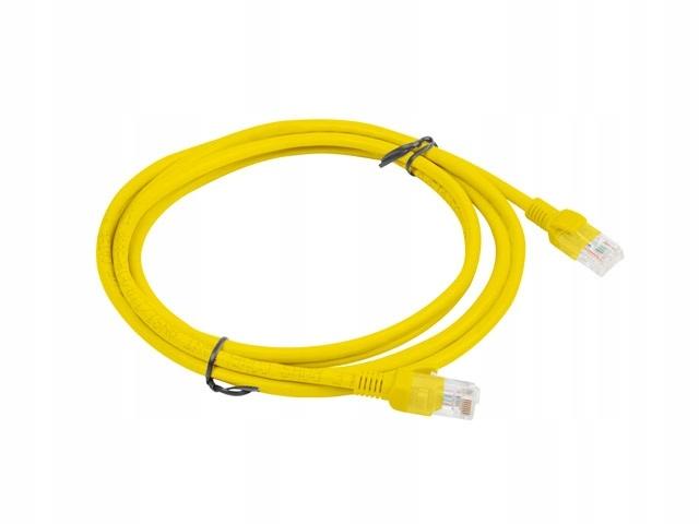 Patchcord Lanberg UTP Kat.5e 5m Żółty