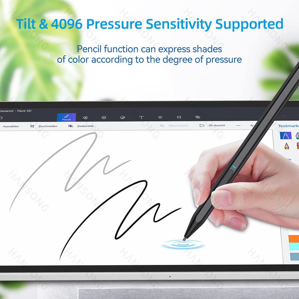 Pro Microsoft Surface Pen pro Surface Pro X 9 8 7 6 5 4 3 Book 2 3 Laptop 2 3 Go 2 pro protokol MPP2.0 Stylus Pen s odmítáním dlaně