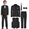 Suits for Boys Kids Wedding Easter Church Tuxedo Teenager School Performance Piano Outfit Set Children Birthday Formal Clothes