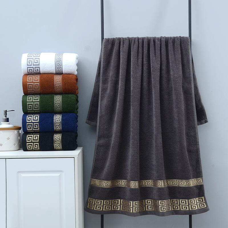 Baumwoll-Export Großes Badetuch, Baumwoll-Gesichtstuch-Set, Geschenk Saugfähiges Röhren-Badetuch