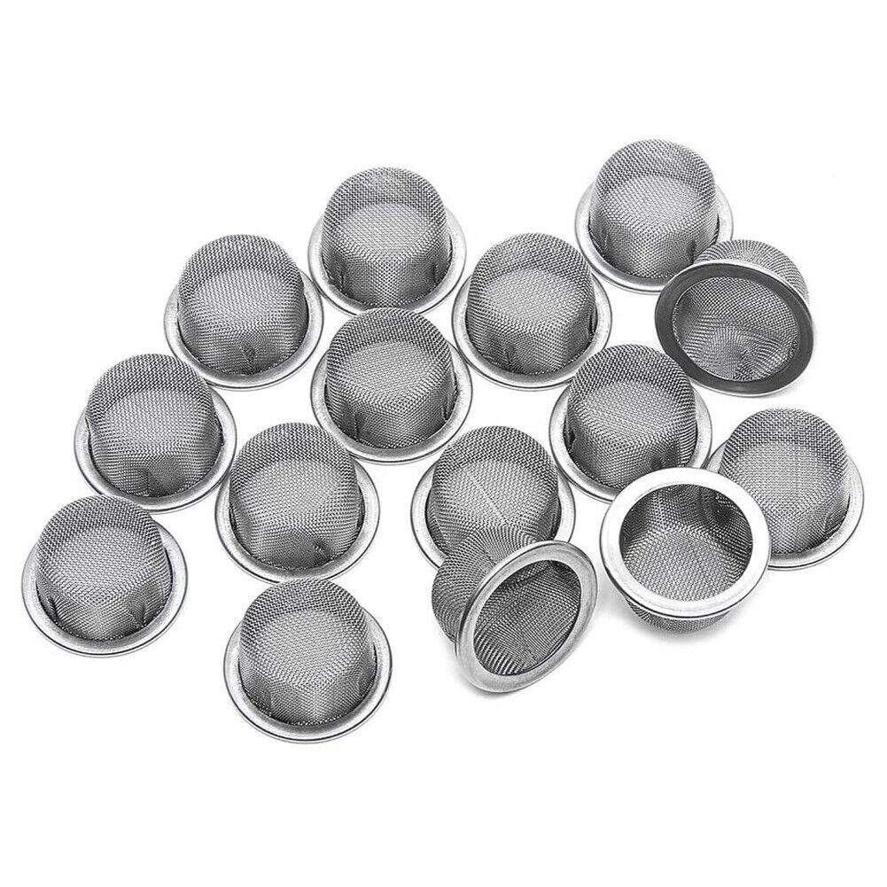 Metallskärmar av stålmaska Tjocka och flexibla 16x12x8mm