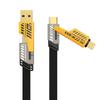 65W 4-in-1 Foldable Fast Charging Cable for Apple, Huawei, Android