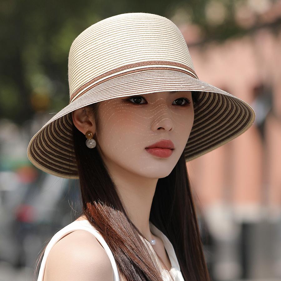 Sun Hat Women's Straw Hat Summer Beach Holiday Big Brim Sunhat