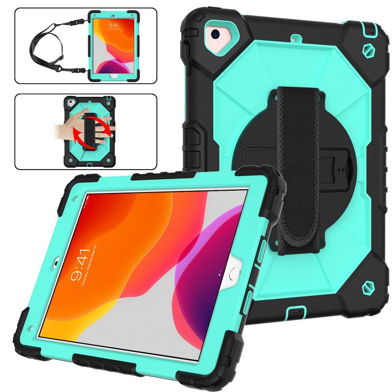Apple iPad 9.7 Protective Case - Three-Layer Full-Cover Anti-Fall Gradient Cover.