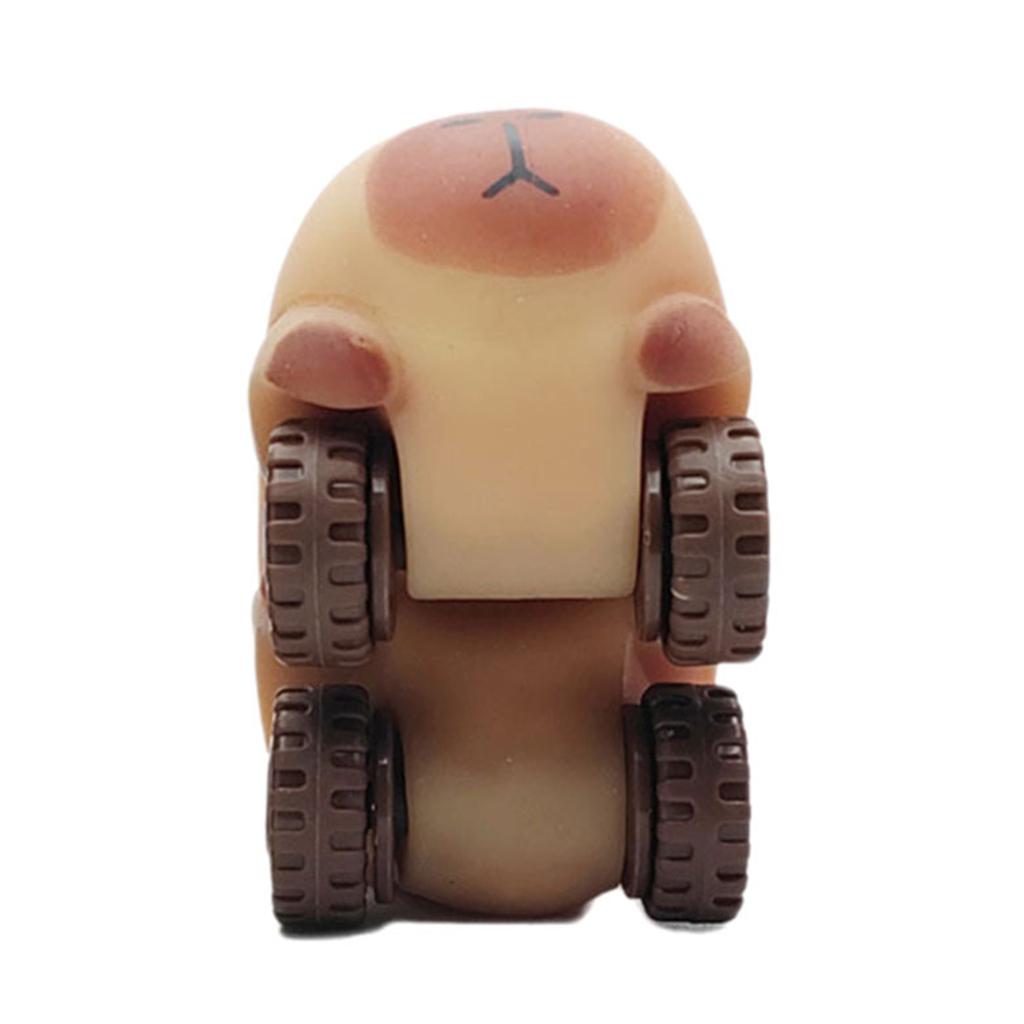 Lovely Stress Relief Capybara Car Toy Portable for Relaxation and Comfort for Home and Office Supplies or Travel Use