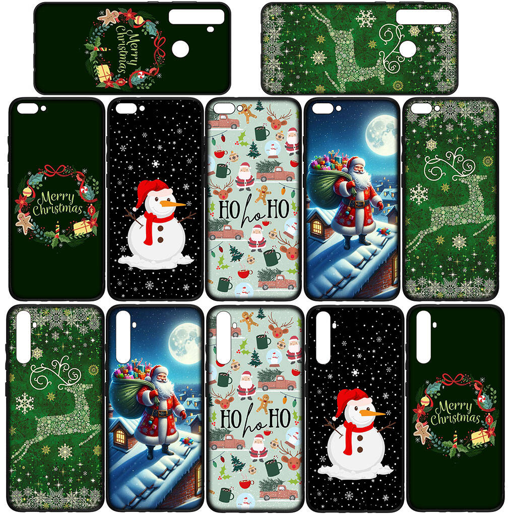 Case for iPhone 17 16 15 Xiaomi Poco F8 F7 X7 X6 M8 C85 C75 C71 Redmi Note 14 13 12 11 Pro Max A3 A4 14C 13C 15C Decoration Merry Christmas Tree Cover