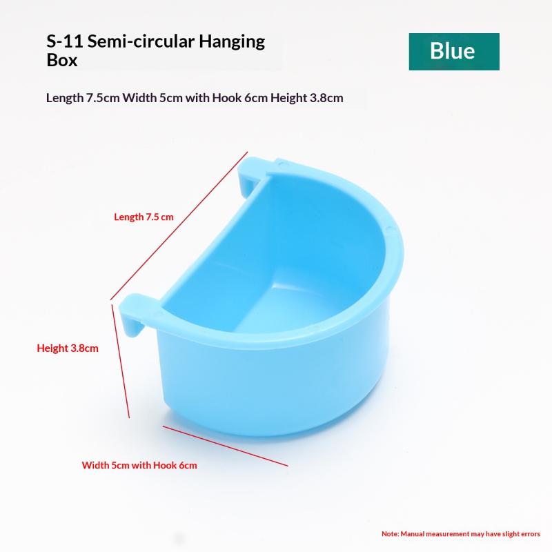 Nowe 5 sztuk Karmnik dla ptaków Łatwy w montażu Miska karmnik do klatki dla małych zwierząt Papużka falista Papuga Nimfa Nimfy Miłość