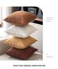 Chenille Large Back Cushion Cover - Luxurious Sofa or Bedside Pillow (Insert Not Included)