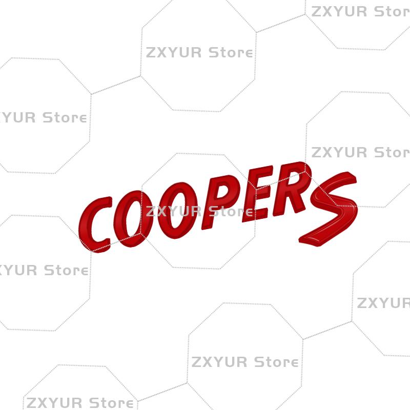 Metal COOPER SD Emblem Car Sticker Letter Badge Body Rear End Trunk Decor For Mini Cooper S R60 R52 R53 R55 R56 F54 F55 F56 F60