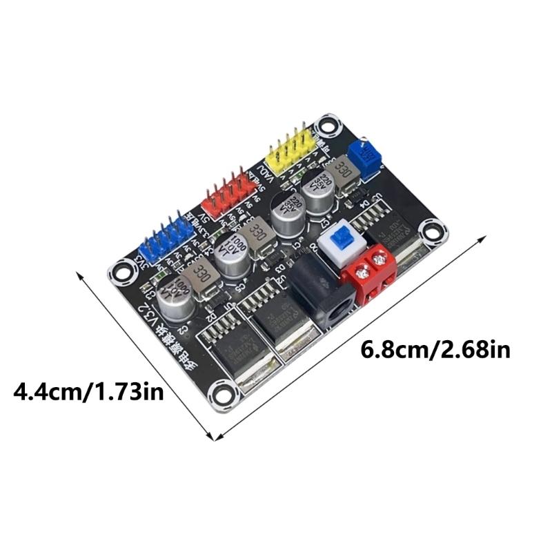 Precise Steps Down Power Module 3.3 v/5V Output Adjustable VoltageS Regulator 7 25V Input 92%Efficiency for Vehicles