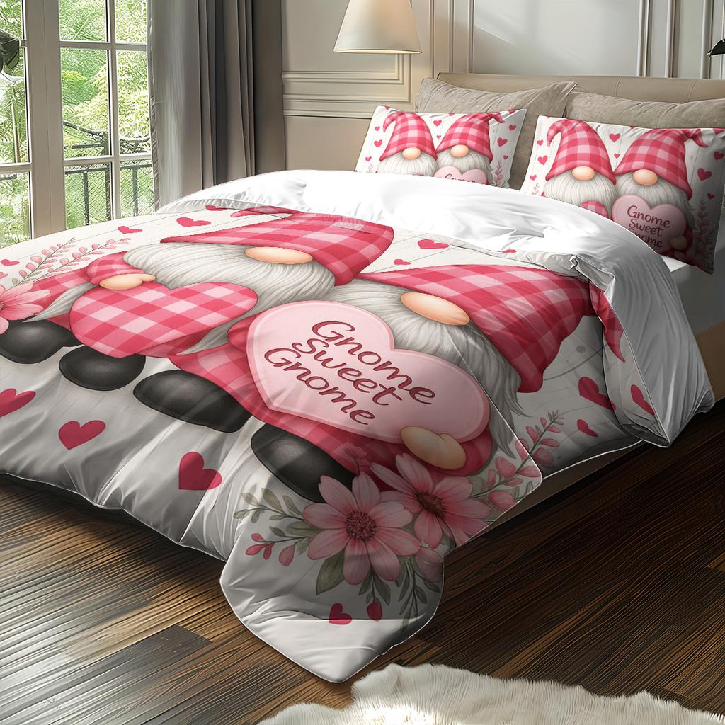 Quilt Cover Gnome Villain 3D Digital Printing Quilt Cover Three-Piece Home Textile Factory