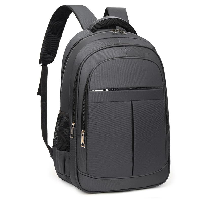 Business Commuter Men S Backpack Large Capacity Simple Versatile Backpack College Student Travel Travel Bag Men S Trendy Bag серый