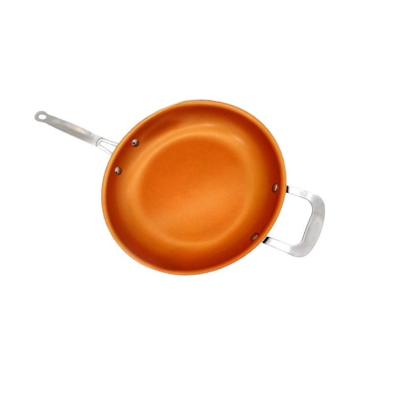 Durable Copper Non-stick Pan With Multi-size Options