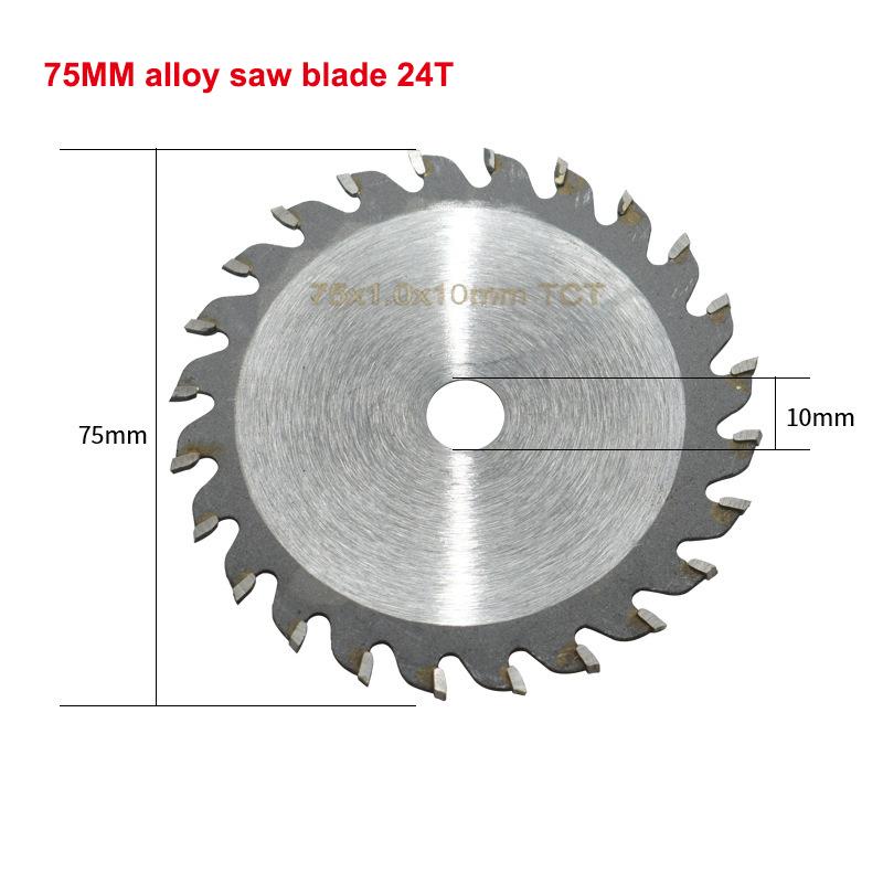 7Pcs 75mm Cutting Disc For Hole Angle 10mm Circular Saw Blade Sander Sanding Tool Tile Wood Metal Cutting Disc