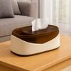 Durable Plastic Tissue Box Large Capacity Dustproof Napkin Holder Simple Tissue Paper Box Dining Room