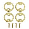 4Pcs/pack Cycling Pedal Accessories Bike Pedal Replacements Alloy Bicycles Foot Pedal Reinforcements Plates
