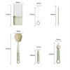 Drying Rack Combination Baby Silicone Bottle Brush Long Handle Cleaning Tool Set Cleaning Brush
