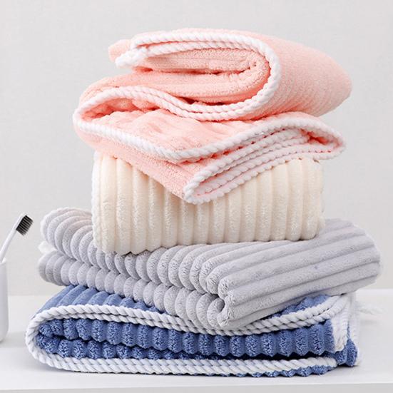 Absorbent Bath Towel Large Coral Velvet Bath Wrap Towel Hair